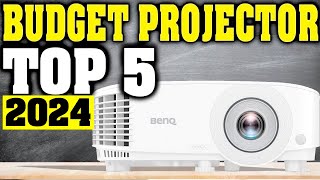 TOP 5 Best Budget Projector 2024 [upl. by Leontine]