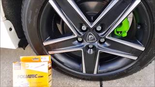 TOYOTA PRIUS PAINT BRAKE CALIPERS ПОКРАСКА СУППОРТОВ [upl. by Annairdua245]