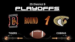 Dunnellon vs Hudson High School  Defensive Win Florida Football 2S District 9 Playoffs  Highlights [upl. by Esyak]