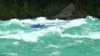 Rio Baker Aysen  Patagonia Chile primer rapido en kayak de travesia [upl. by Stokes]