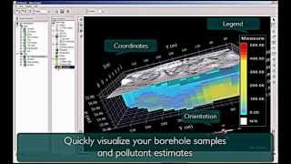 Geovariances  Isatis 3D Viewer for environmental data vizualisation and thorough control [upl. by Sothena]