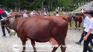 🔴En Direct…Descente d’Alpage À loccasion de la fête de Lormay au Grand Bornand AravisHaute Savoie [upl. by Smiga]