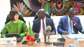 CONFÉRENCE DE PRESSE DE CHEIKH DIBA MINISTRE DES FINANCES ET DU BUDGET ET LA BANQUE MONDIALE POUR … [upl. by Efi]