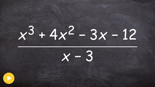 Dividing polynomials using long division [upl. by Schuman]