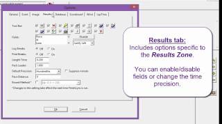 FinishLynx Tutorial Options Dialog Box [upl. by Asirap]