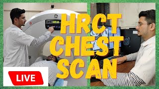 live CT Scan of HRCT CHEST PLAIN  ctscan gehealthcare radiologytechnologist [upl. by Tabb]