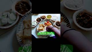 Lunch thali mo bhai ra khaiba ytshort [upl. by Arlon230]