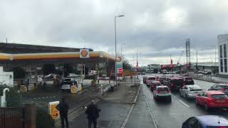 H91 Bus Route Hounslow West Station Hammersmith [upl. by Lomasi]