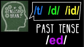 Past Tense ed Pronunciation My English Brain [upl. by Rozanne]