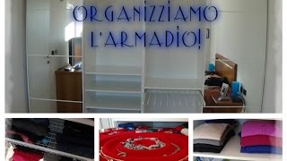 organizzazione armadio Ikea PAX [upl. by Hollie]