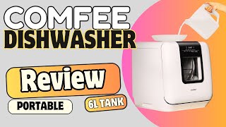 Full Review and Setup  COMFEE Countertop Dishwasher [upl. by Lamraj]