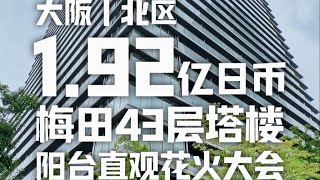 日本看房日记｜大阪梅田步行圈塔楼，在家就可以欣赏盛大的花火大会～ 日本房产 日本买房 日本塔楼 日本看房 roomtour [upl. by Catina]