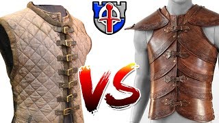 Why padded armor gambeson is WAY better than leather armor [upl. by Conover140]