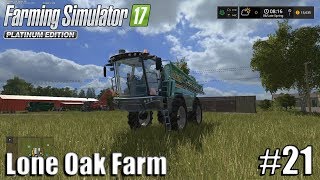 NEW EQUIPMENT  Lone Oak Farm  Timelapse 21  Farming Simulator 17 [upl. by Nellak]