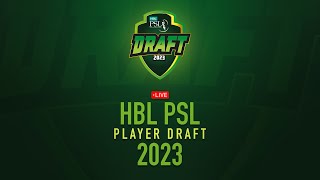 Live  HBL PSL Player Draft 2023  HBLPSLDRAFT HBLPSL8 [upl. by Nagirrek]