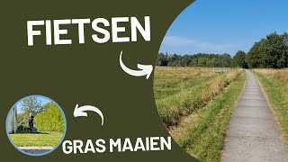 Fietsen Iets gekocht via markplaats Gras maaien [upl. by Dlorrej]