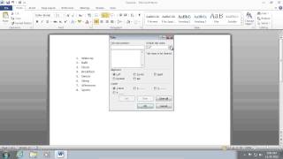 How to set Tabs in Word [upl. by Anoirtac]