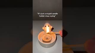 It’s not just a candle holder😭😍 homedecor candles giftsforher decoration halloween [upl. by Salohcim]