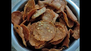 Ottavadai  Thattai Recipe in Tamil  How to make Ottavadai  Snacks Recipe in Tamil [upl. by Claude]