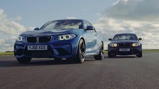 BMW M2 vs BMW 1M Coupe  Chris Harris Drives  Top Gear [upl. by Ahseyt]