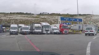 Dover Ferry  exit from ferry onto M20 [upl. by Muhan]