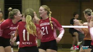 NCAA VOLLEYBALL  Muskingum vs Waynesburg  HYPE REEL [upl. by Auhsej]