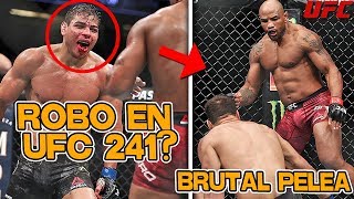 UFC 241 REACCIONES a la BRUTAL PELEA de YOEL ROMERO vs PAULO COSTA en UFC 241 ¿Robo en UFC 241 [upl. by Haggerty411]