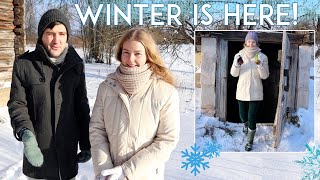 How to Stay Warm in Winter Our Homestead is Freezing ❄️ [upl. by Eirb]