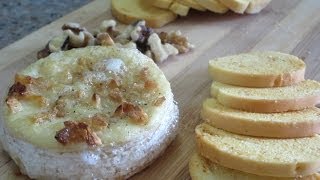 BAKED CAMEMBERT CHEESE HOW TO [upl. by Cirdahc476]