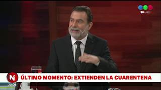 GOBIERNO EXTIENDE LA CUARENTENA HASTA EL 10 DE MAYO  Telefe Noticias [upl. by Ecyor]