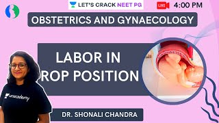 Labor in ROP position  NEET PG 2021  Dr Shonali Chandra [upl. by Ahsaenat563]