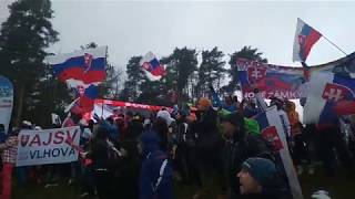 Slováci fandia Vlhovej  FutbalToursk [upl. by Amapuna]