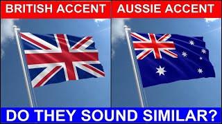 AUSTRALIAN AUSSIE ACCENT VS BRITISH ACCENT  Verbale Mondo [upl. by Noinatrad]