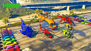 100000000 Helicopter Crush Challenge 😍 013  gta5 wadangamer [upl. by Idalla]