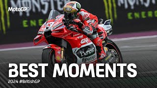 Best MotoGP™ Moments 🔥  2024 BritishGP [upl. by Doowrehs]