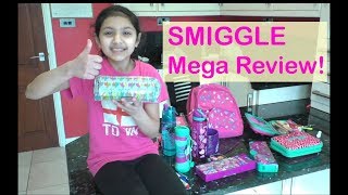 SMIGGLE Mega Review Pencil Cases Stationary Back Packs Drinking Bottles Toys [upl. by Ileray]