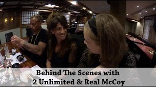 Behind The Scenes with 90s bands 2 Unlimited amp Real McCoy  Vlog [upl. by Llevaj728]