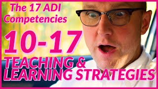 ADI Competencies  TEACHING amp LEARNING STRATEGIES Part 3 of 3 [upl. by Hazaki]