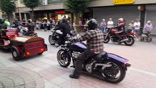 motorbike parade in Katrineholm 🏍 [upl. by Grote]