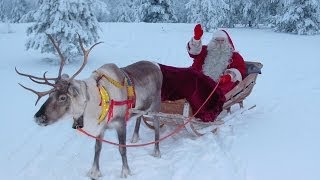 Laponie Pays du Père Noël en Finlande vidéo voyage Rovaniemi des aurores boréales Santa Claus [upl. by Mallis]