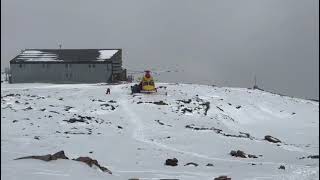 Il Soccorso Alpino Valdostano al rifugio Sella per recuperare 8 alpinisti travolti da una valanga un [upl. by Geesey175]