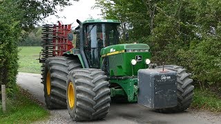 John Deere 4755 Gets The Job Done w 6Meter Horsch Cruiser amp HUGE Tires  DK Agriculture [upl. by Aratihc]