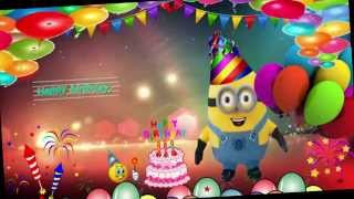 Minions Happy Birthday 2015 Song [upl. by Humble]