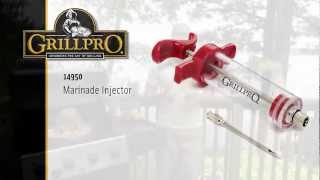 GrillPro®  14950 Marinade Injector [upl. by Ellebasi]