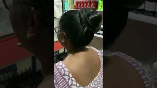 quotLady with Giant Hair Bun Takes Over Shop Watch Her Flaunt Her Fabulous Updoquot [upl. by Dlnaod]