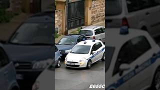 Polizia in Azione Polizia Municipale con Fiat Punto  Police Car [upl. by Tanney]