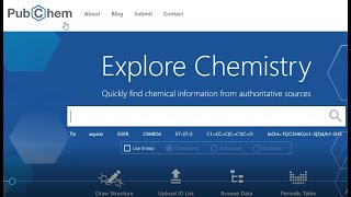 PubChem ZINC DrugBank databases for compounds [upl. by Savart]