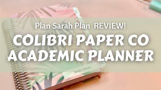 REVIEW  Colibri Paper Co  Academic Planner  15 Discount  Psst I love it [upl. by Derwood]