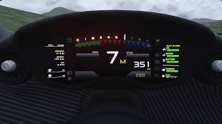 Mclaren P1 Acceleration 0370 Kmh [upl. by Eamaj]