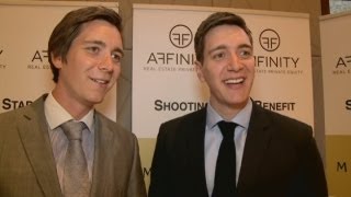 Harry Potter twins interview James and Oliver Phelps on getting recognised Potter reunion and golf [upl. by Rebor]